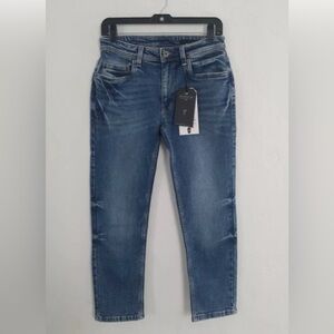 nyc The Perfect Jean Men's SlimFit Stream Med Blue Size 35X32 NWT